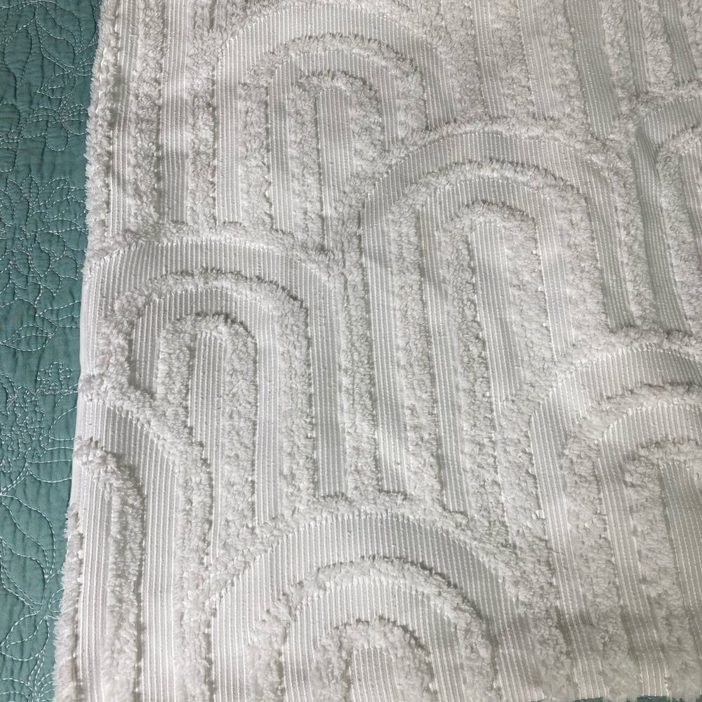 UGG White Fabric with Subtle Texture pillow Sham